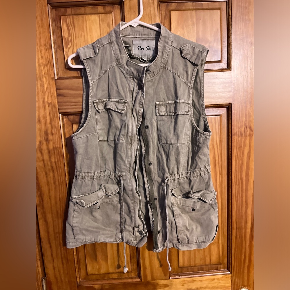 Army green vest